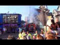 Grote brand door ontploffing van gasflessen op de Tilburgse kermis