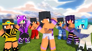 Monster School Prison Aphmau Little Sisters Dance Joana Meme - Minecraft Animation
