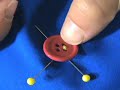 Sewing Tip #2: How To Hand Sew A Button