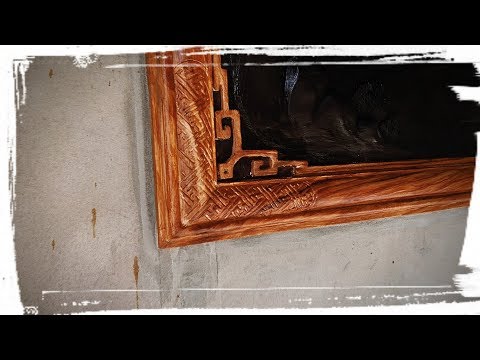 Sơn giả gỗ - giả gỗ khung tranh 0965186518 - góc nghệ thuật imitation wood