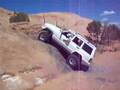 Jeep Cherokee succesfully climbing Dump Bump in Moab