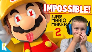 Playing Impossible Super Mario Maker 2 Levels K-City Gaming