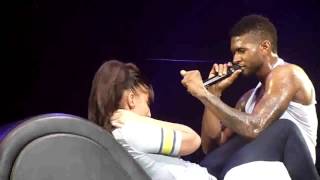 Hayranı Usher'a Kucak Dansı Yapıyor