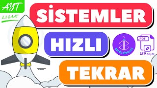 Sistemler  Tekrar | AYT Biyoloji Konu Anlatımı | Sistemler Özet +PDF