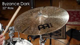 Meinl Cymbals B22DAR Byzance 22" Dark Ride Cymbal