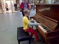 8 Year Old  Piano Prodigy Jay Lewington Plays Chopin at St Pancras Station, London