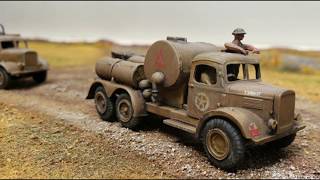 8Th Army Armored Column In 176 Scale