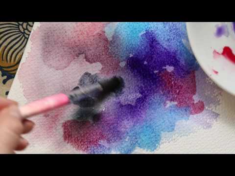 Как сделать из краски краску космос Как сделать из краски краску космос