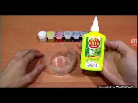 Как сделать лизун в домашних условиях из воды 654