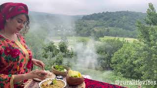 Dinner With An Iranian Village Girl In Her Traditional Mud House Cooking Kashko Bademjan