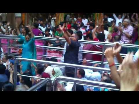 Bhajan Sandhya by Govind Bhargav ji at Bankey Bihari temple.