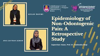 Pr-1-01 Epidemiology Of Non-Odontogenic Pain In Uitm Dental Centre A Retrospective Study