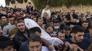 לווית אליהו דוד קיי הי"ד | Thousands Attend Funeral For Terror Victim Eliyahu David Kay Z”l