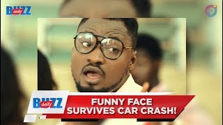 Funny Face survives car crash! | Daily Buzz! | AmeyawTV