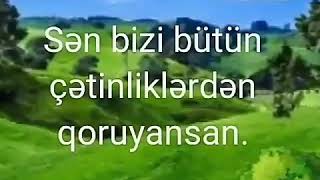 Allahim sen özun bize kömek ol