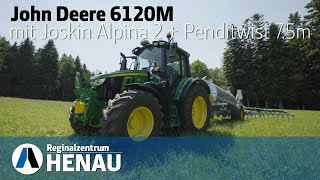 John Deere 6120m und Joskin Alpina 2 im Regionalzentrum Henau - Robert Aebi Landtechnik