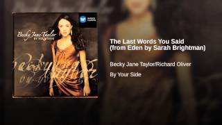 Watch Sarah Brightman The Last Words You Said video