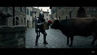 Knight Vs Cow Noir Rose Heist Medieval Mischief In Tuscany Film Noir Parody