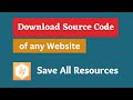 Download the Source Code of any Website with Save All Resource