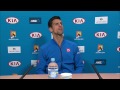 Novak Djokovic press conference (SF) - Australian Open 2015