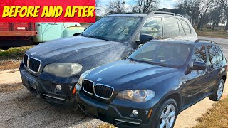 I won a 2008 BMW X5 for $1700 with NO KEYS from Copart! You Won't Believe what's