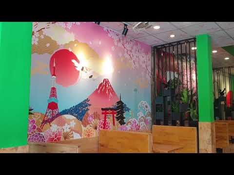 Trang trí quán mỳ cay Itada ngon nổi tiếng tp Cần Thơ