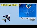 AMAZING...✈️ tutorial cara membuat layangan pesawat tempur || how to make a kite plane