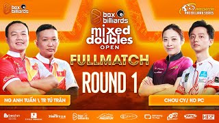 Nguyễn Anh Tuấntrần Tú Trân Vs Ko Ping Chungchou Chieh Yu 2025 Box Billiards Mixed Doubles Open
