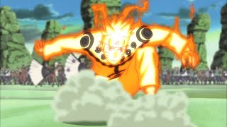 Naruto show to Everyone 9 tails chakra mode, Naruto comes to all the battlefield