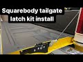 Chevy Square Body Tailgate Latch Upgrade Install
