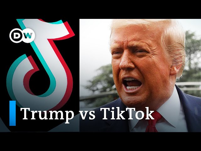 Trump says he39ll ban China39s TikTok video app in US  DW News