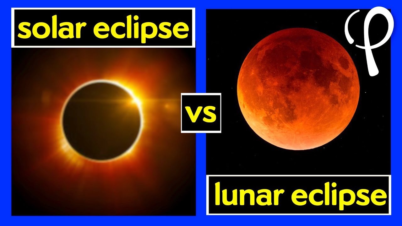What's the difference between a solar and lunar eclipse? YouTube