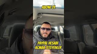 Paypal Hesabi Açmak İsteyenler Di̇kkat