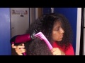 How I Blow Dry & Straighten My Natural Hair