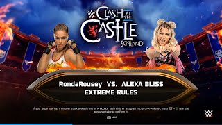 Full Match - Ronda Rousey Vs. Alexa Bliss Raw Womens Le Match Hell In A Cell 2025