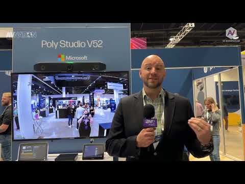 Enterprise Connect 2024: HP Poly Shows Off Poly Studio V52 Premium USB Video Bar for BYOD Rooms
