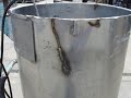 Video 100 gallon stainless steel vertical tank