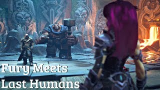 Darksiders 3 - Fury Meets Ulthane & Humans In Human Shelter Cutscene Darksiders 2018 Ps4 Pro