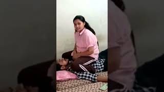 Stomach Sitting Challenge For Couple