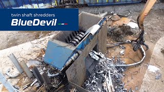 Zato Twin-Shaft Shredder Boost The Value Of Your Slit Coil With A Blue Devil