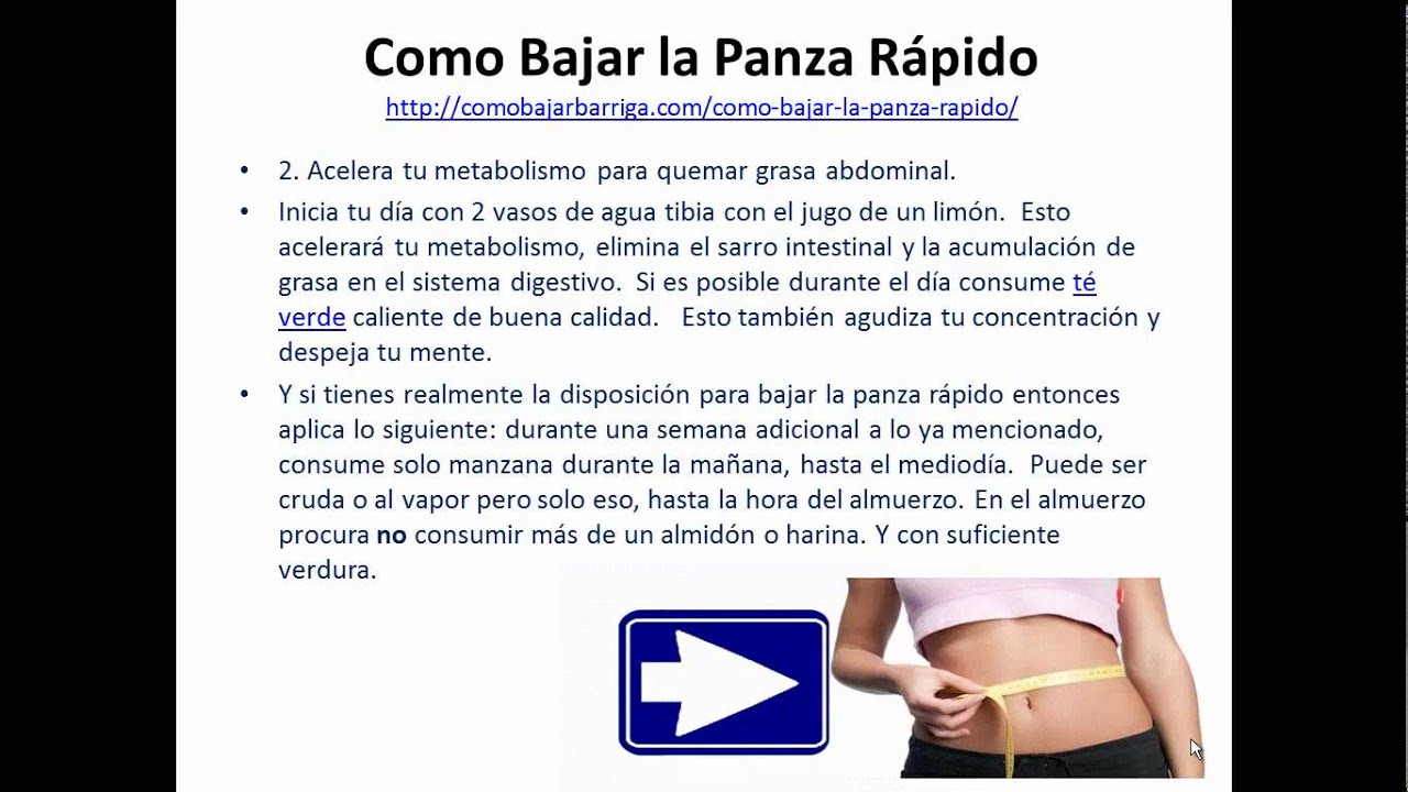 como bajar la panza rapido parte 1.mp4 - YouTube como bajar la panza rapido parte 1.mp4 - YouTube