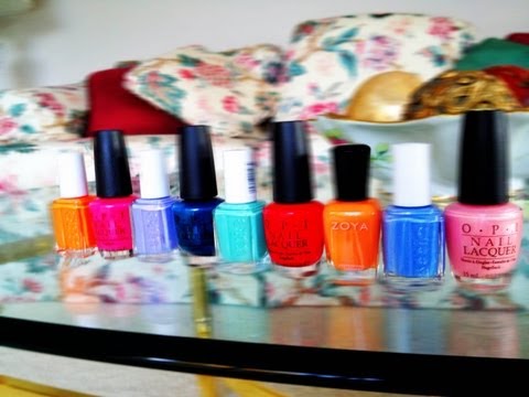 Summer Nail Polish Colors & Trends! Essie, OPI, Zoya (Summer 2012 Nail