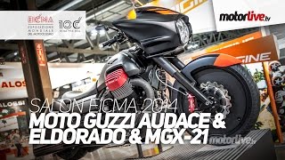 New 2015 Salon Milan Eicma Moto Guzzi Audace & Eldorado