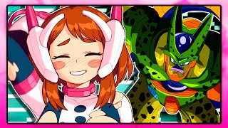 Semi-Perfect Cell Absorbs Ochako Uraraka Dragon Ball X Mha Comic Dub