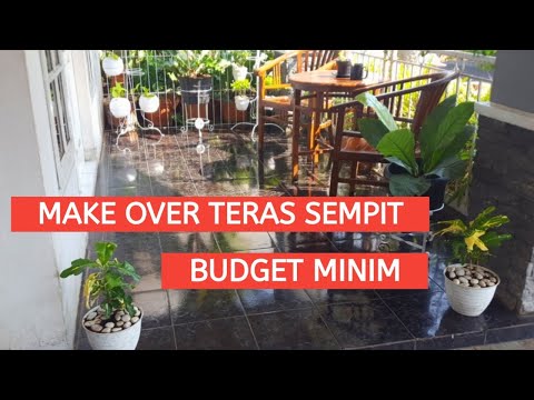 MAKE OVER TERAS SEMPIT LOW BUDGET DENGAN TANAMAN HIAS
