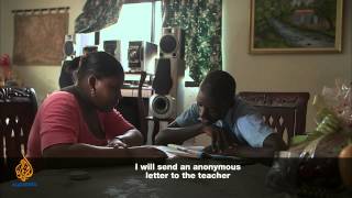 Haitian Child in search of an education