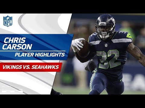 Rookie Chris Carson S Best Plays Vs Minnesota Vikings Vs Rookie Chris Carson S Best Plays Vs Minnesota Vikings Vs
