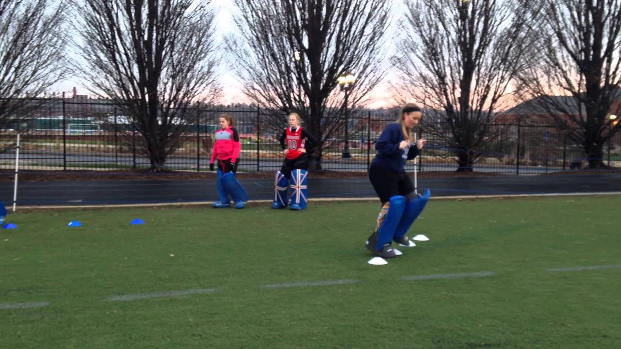 Field Hockey Goalie Fitness and Footwork Drill YouTube