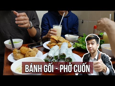Vlog#4 - Trải nghiệm Bánh gối phố cổ, Bánh rán mặn, Phở cuốn