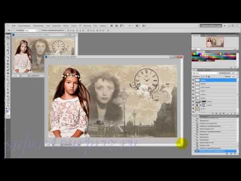 Как создать детский коллаж в фотошопе